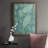 Duritsa Blue Orbs II Framed On Canvas Print-1378564444-1378564435