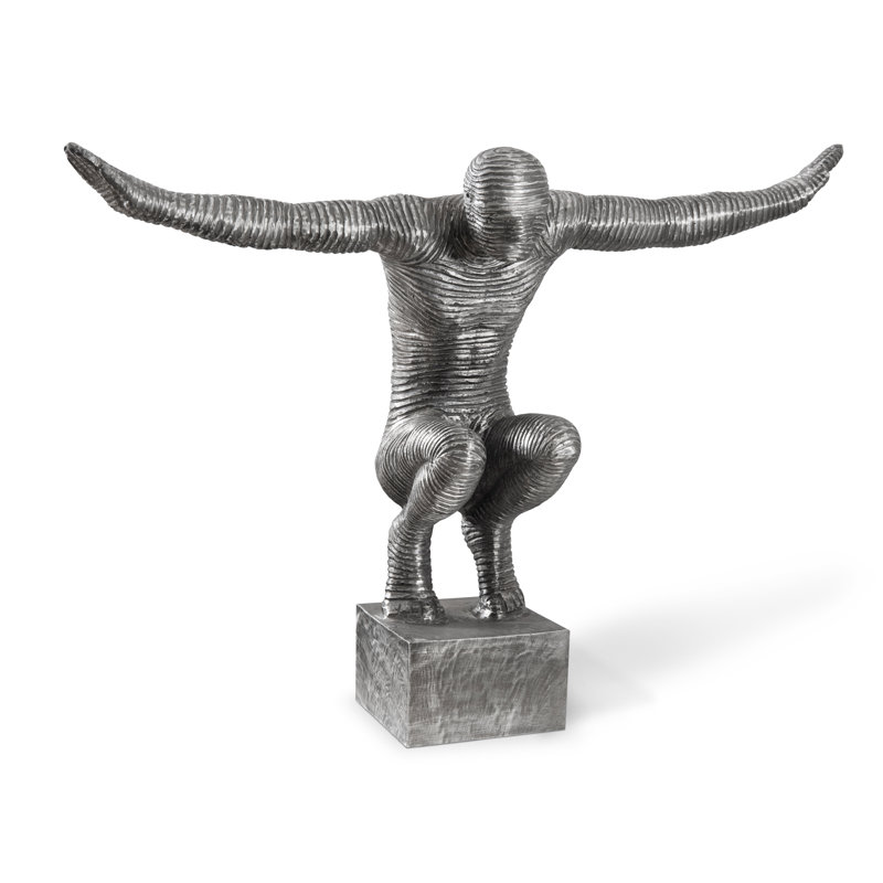 Outstretched Arms Sculpture, Aluminum, Small