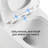 1.1/1.6 GPF Elongated Comfort Height Super Quite Flushing Floor Mounted One-Piece Toilet