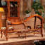 Chaise longue de loisirs en rotin et bois massif tissé-102403034