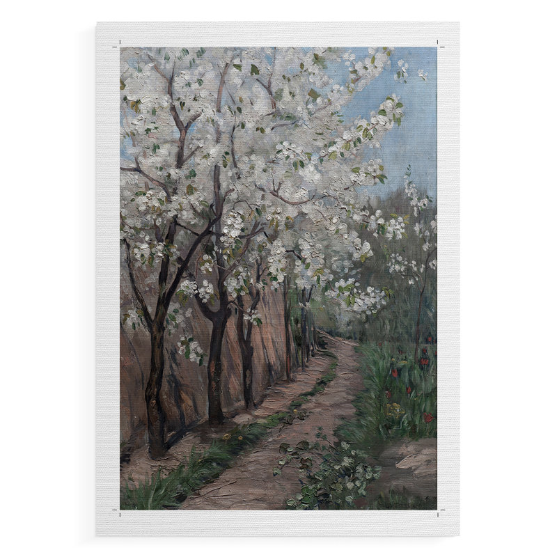 Imprimé floral rétro CXL - impression sur toile seulement - non encadrée