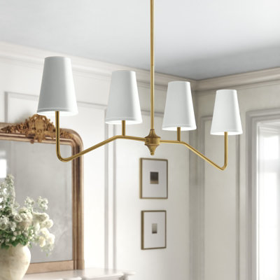 Luminaire suspendu linéaire 4 lumières Kahler