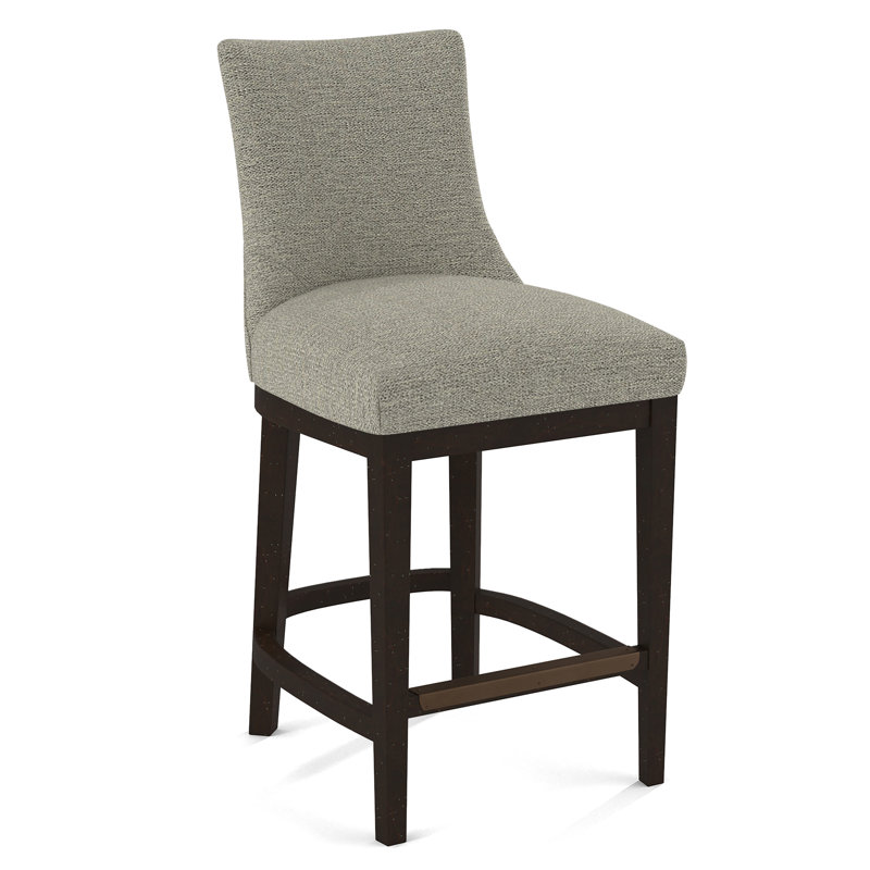 Upholstered Stool, 61585-76, Weathered Gray