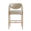 Tabouret de comptoir rembourré avec structure en métal-118574582