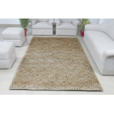 Tapis abstrait en jute et coton tissé à plat à la main Krish par Tufty Home