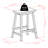 Irieana Solid Wood Counter Stool-870291833-863140229