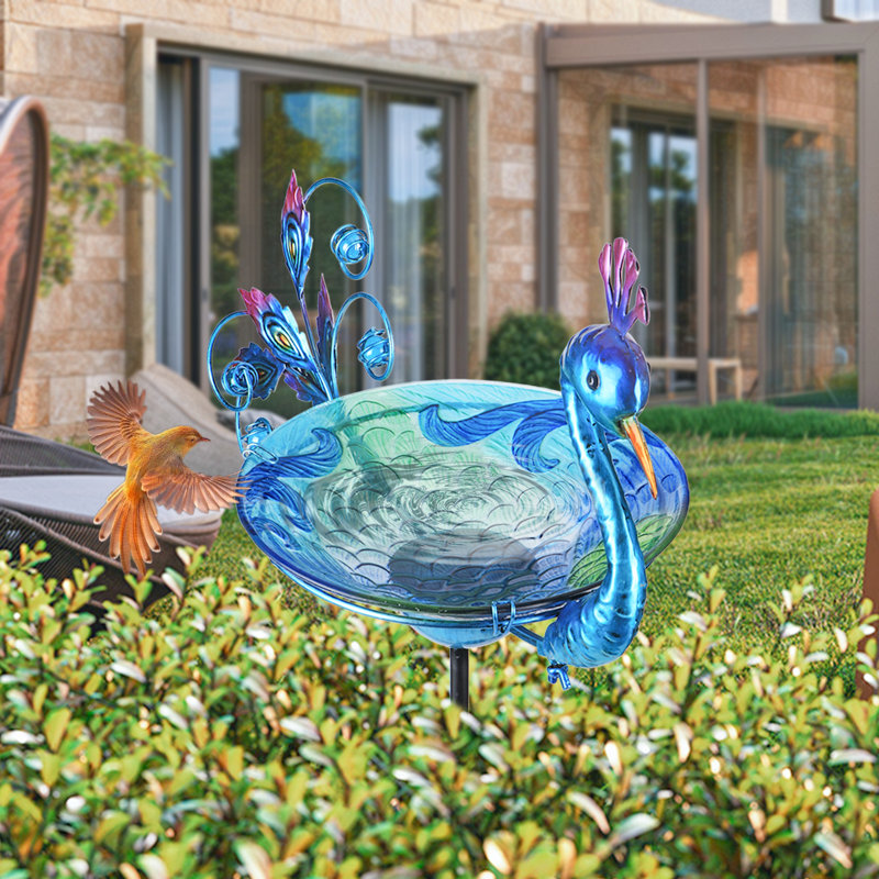 Bain d'oiseaux en verre Vollenhove