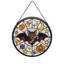 Mignon chauve-souris tenant des panneaux de vitrail-133227496