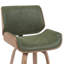 Tabouret de bar et de comptoir pivotant en similicuir Alli avec pieds en bois et repose-pieds en métal-1681409967-1681409966-1681409964