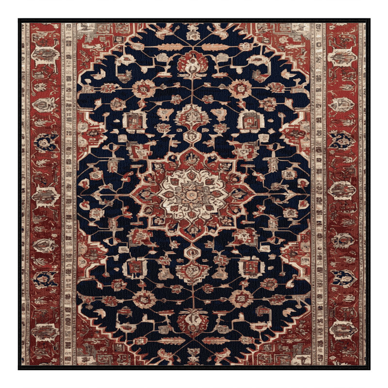 Tapis brun lavable à la machine