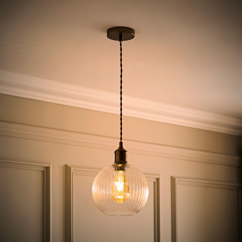 Albrey 1 - Light Brushed Brass Pendant