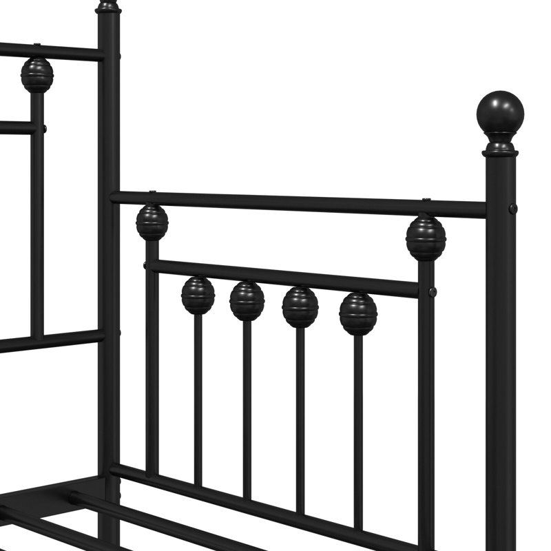 Beds & Bed Frames Metal Durable Bed Frame, Black, 80 x 200cm
