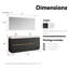 Ensemble de meuble-lavabo double 72 po Huesca-70529556-70529557