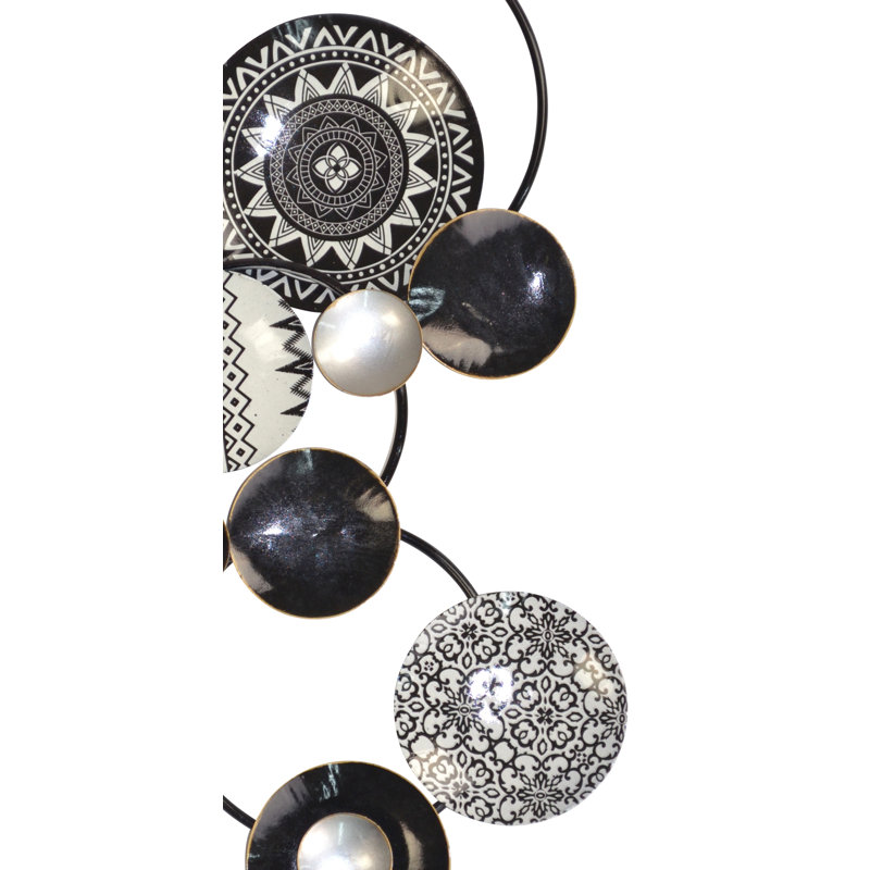 Boho Abstract Wall Decor on Metal