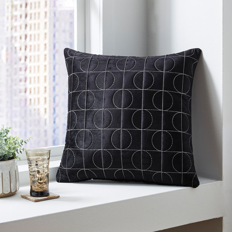 Coussin Kydner (ensemble de 4), Noir