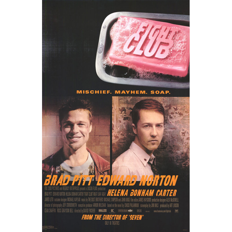 Fight Club, H 24 po x l 15 po