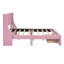 Lit plateforme avec rangement et velours-1386021857