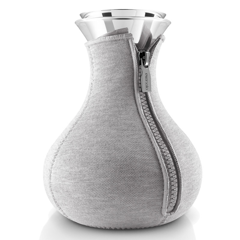 Eva Solo 1ml Stainless Steel Solid Colour Teapot, Light Grey