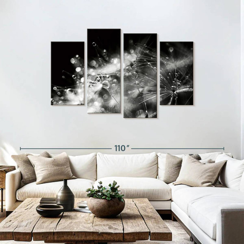 Dandelion Abstract I, 48" H x 75" W
