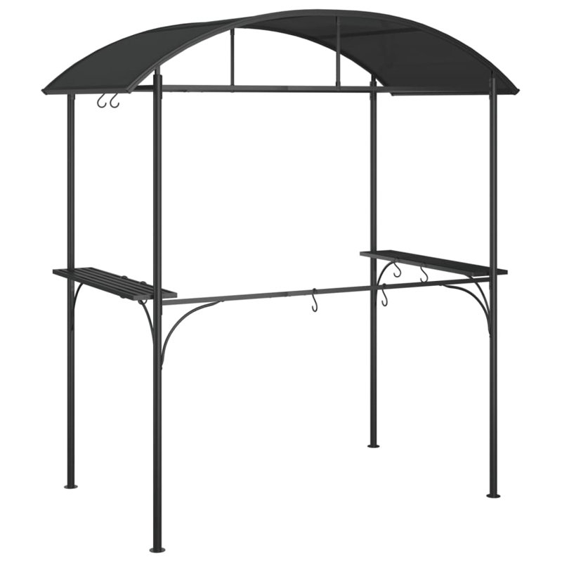 7.21 Ft. W x 3.77 Ft. D Steel Grill Gazebo Gazebo