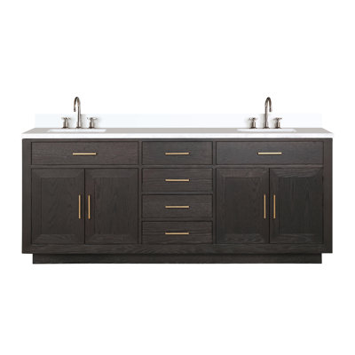80" Double Bathroom Vanity