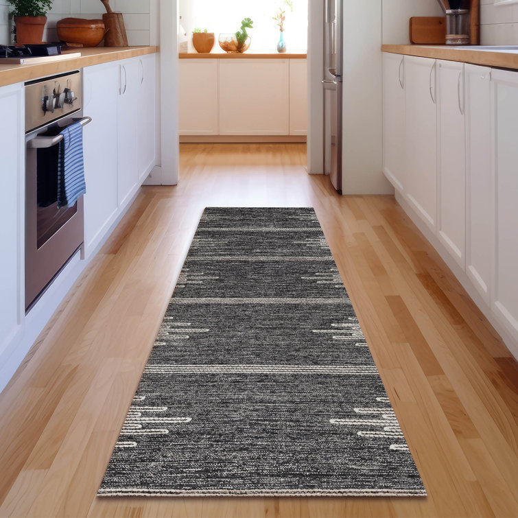 Premium Machine Washable Cerrito Charcoal Rug