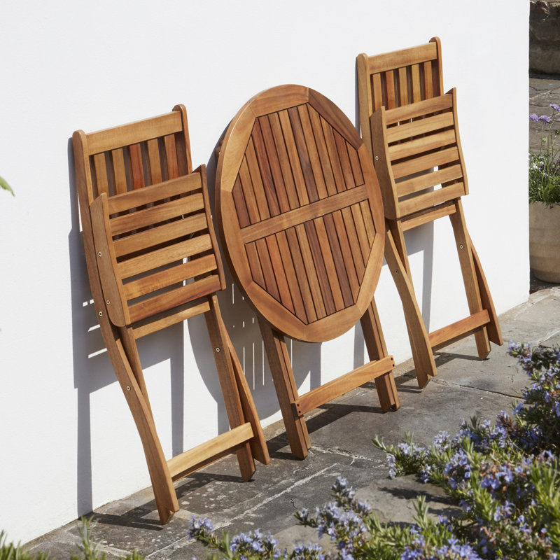 Bohanon Acacia 2 Seater Bistro Set