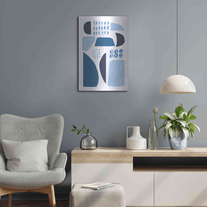 «Wrought Studio ™» Cozy Cottage II par Courtney Prahl, art mural en métal, H 24 po x l 16 po