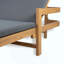 Chaise longue d'extérieur en acacia