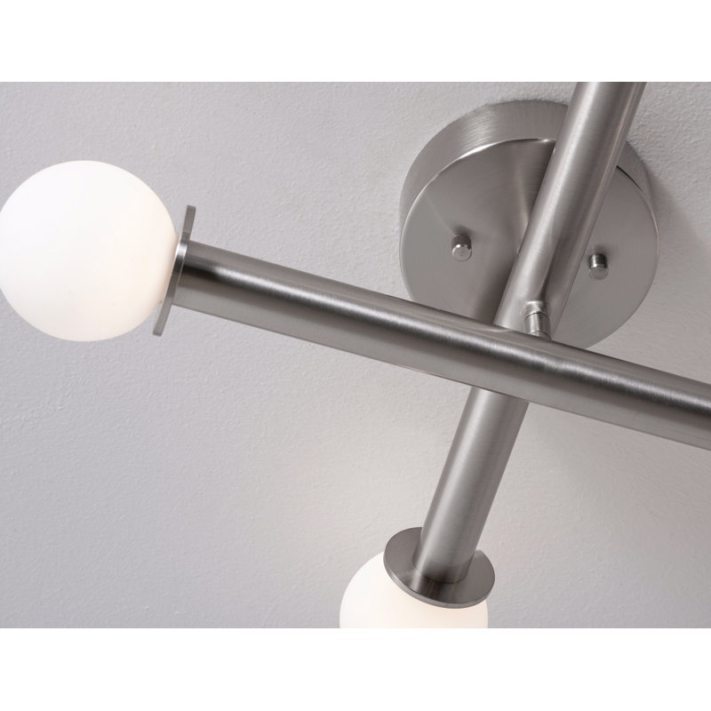 LED Flush Mount - Satin Nickel, Satin Nickel