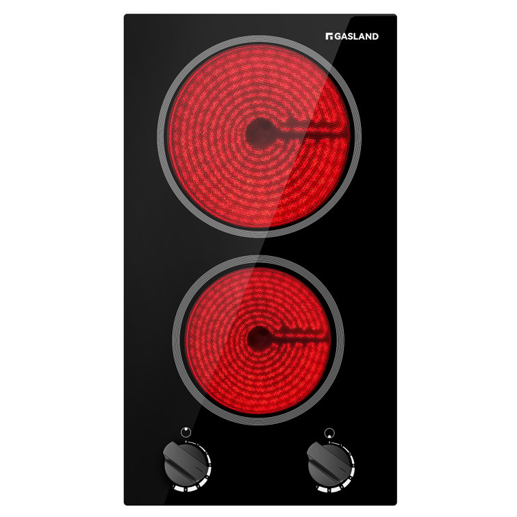 12 in. Built-In Coil Ceramic Surface Electric Cooktop in Black
