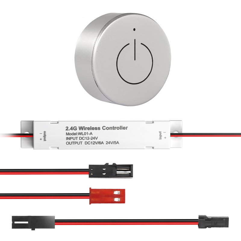 Wireless Touch Dimmer, Silver