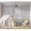 Murale pelez et collez - Mur de briques blanches peintes-523481073
