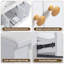Ensemble de meuble-lavabo 48 po avec lavabo en céramique, armoire de rangement abondante, 4 portes à fermeture douce et 2 tiroirs-39293880