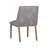 Hubner 20'' H Faux Leather Upholstered Side Chair - Grey-1250957507