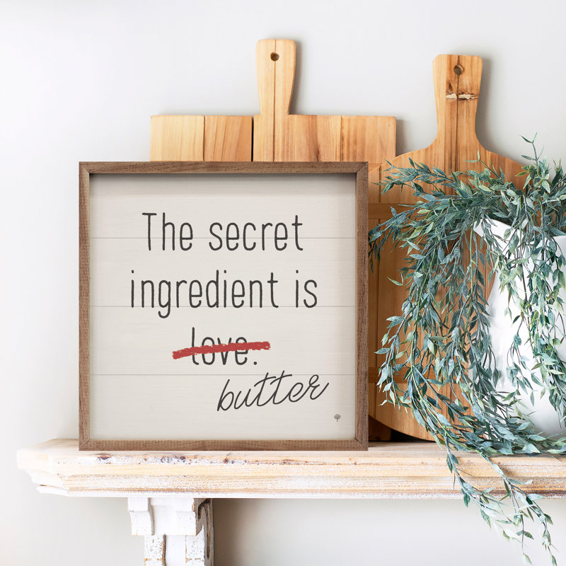 Secret Ingredient, H 4 po x l 4 po