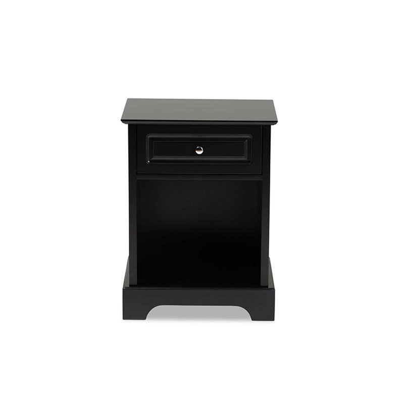 Table de chevet 1 tiroir Caden Ashfield, Noir