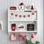 Décorations de Noël à plateaux à plateaux de Noël, décorations de table de Noël Buffalo à carreaux, gnome de table rustique pour les fêtes à la maison (à carreaux, 12 pièces)
