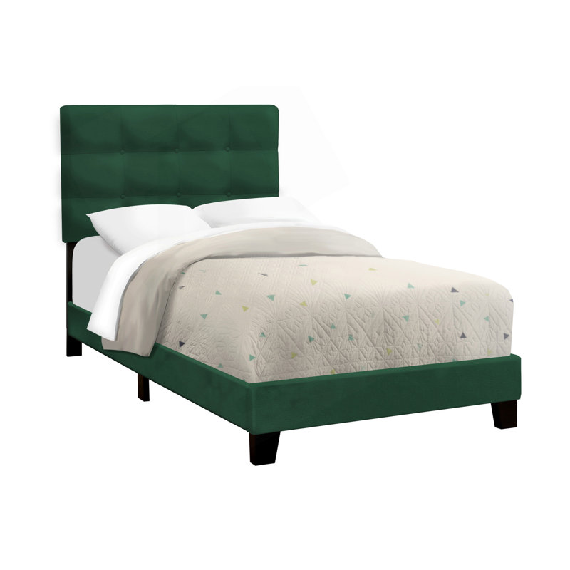 Trendy And Comfortable Platform Bed Frame For Youth And Teen Bedrooms, Offering Sturdy Support And Versatile Design, Twin