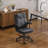 25.6 Inch Adjustable Armrest Dual Purpose Leg Swivel Office Chair With Spikes-749801905