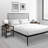 Messai 15.7'' W Metal Nightstand