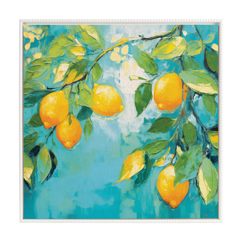 «Lemon Tree» par The Creative Bunch Studio, reproduction d'art sur toile encadrée