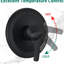 Douche à barre coulissante en acier inoxydable, double tête à 7 réglages, noir mat, débit de 1,8 gallon par minute, système de douche en mode brouillard hydratant avec perceuse en acier, jet de pluie / massage