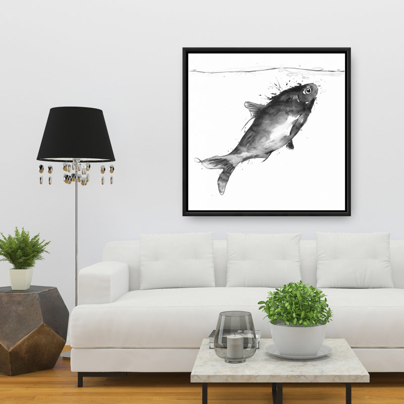 «Happy Natation Fish» sur toile