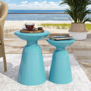 Caneisha Iron Side Table