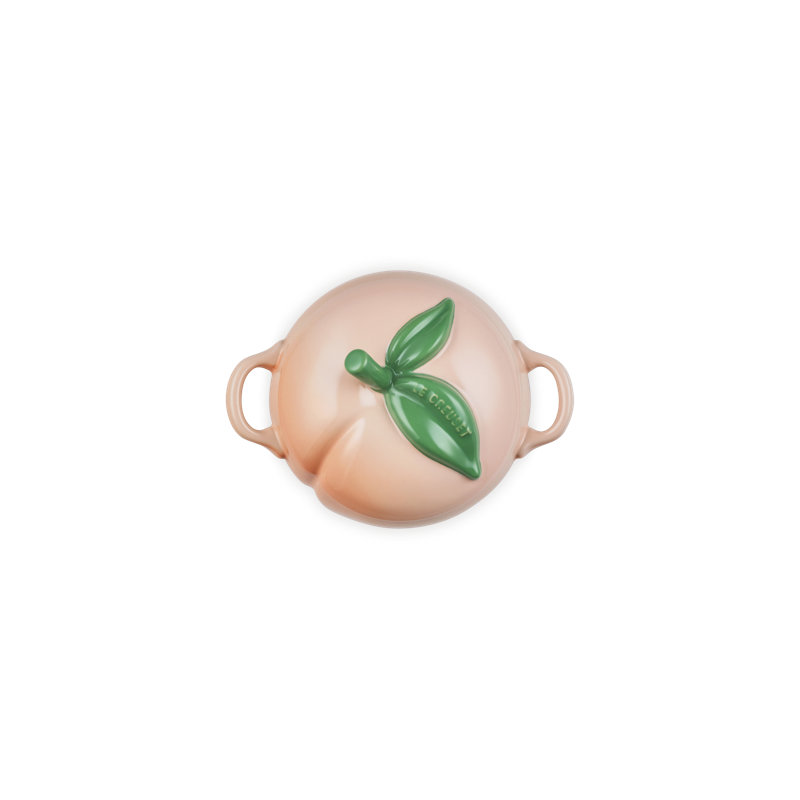 Le Creuset Stoneware Peach Mini Cocotte, 16 Oz. - Peche