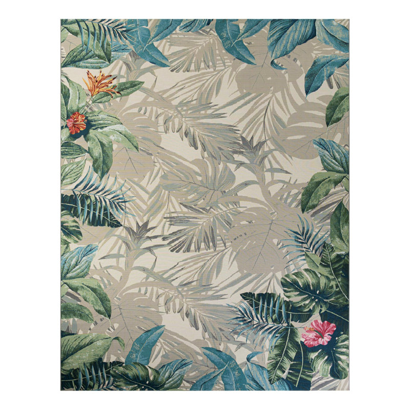 Anniston Multi_Unique Loom Kula Outdoor Modern Rug, Rectangle 12' x 16'1"
