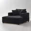 Chaise longue avec repose-pieds de rangement amovible-822829695
