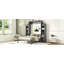 Lit escamotable double avec tablettes et lumières DEL-110480267-110480264