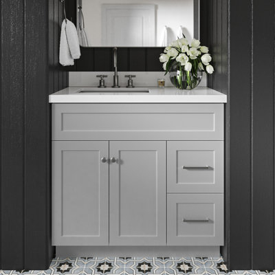 Ensemble de meuble-lavabo simple 37 po Hamlet